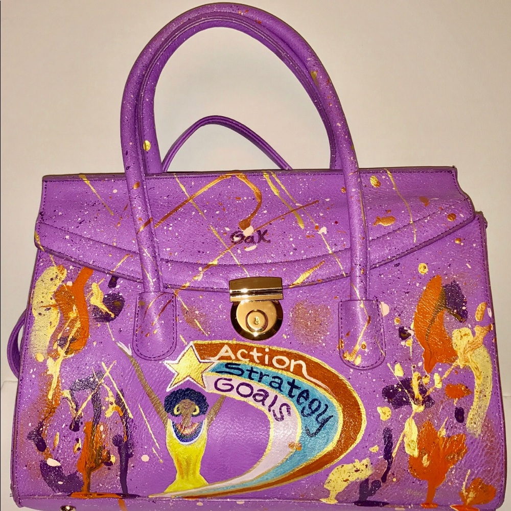 Purple OAK purse